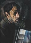  Yu.Annenkov (1889-1974) The Self-portrait, 1919 Oil on canvas, 60 x 44,5 cm
