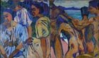  A.Lentulov (1882-1943) The Man and the Woman. Diptych, 1910 Oil on canvas, 100 x 173 cm