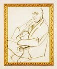  M.Chagal (1887-1985) The Portrait of A.Granovsky, 1921 Pencil on paper, 30,3 x 23,5 cm