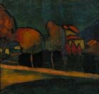  A.Yavlensky (1864-1941) The Landscape. Murnau, 1909 Tempera on cardboard, 50 x 55 cm