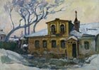  Kuprin A. 1880-1960 A Small House in Ostozhenka Street, 1939 Oil on canvas, 73 x 104 cm