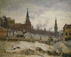  Pokarzhevsky P. 1889-1968 The Kremlin, 1941 Oil on canvas, 65 x 81 cm