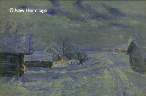  V.Byalynitsky-Birulya 1878-1968 The Winter Landscape, Without date Oil on canvas, 66 x 101 cm
