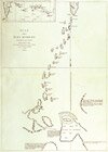 The map of the Kuril Islands and the surrounding lands. France. 1788. Copperplate engraving. Rag paper. 58.5 x 85 cm. Compiled on the base of the manuscript kept in the archive of the city of Okhotsk. A page from La Perouses travel