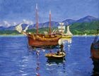  V.Polenov 1844-1927 The Boats in the Bay, 1895-1896 Oil on canvas, 48