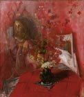  B. Anisfeld 1878-1973 The Red Room, 1947 Oil on canvas, 101,5 x 90 cm