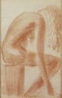  S.Koltsov 1892-1951 The Nude, 1928-1930 Sanguine on paper, 42 x 27 cm